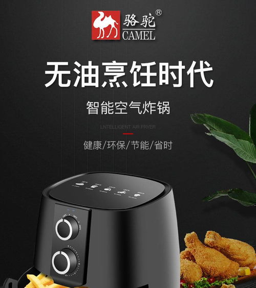 骆驼空气炸锅 智能大容量，打造健康无油烹饪新体验
